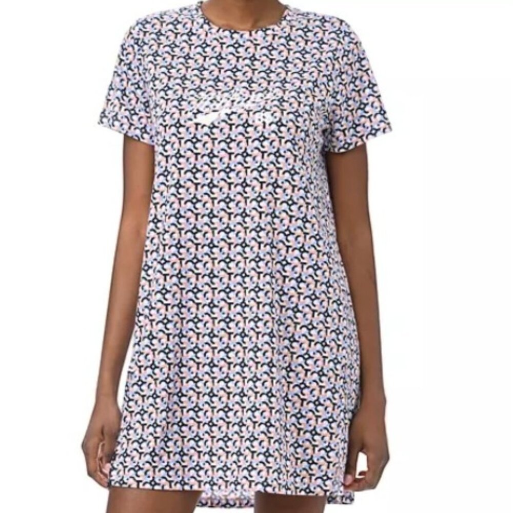 NWT Tommy Hilfiger Women's Printed Short-Sleeve Sleepshirt